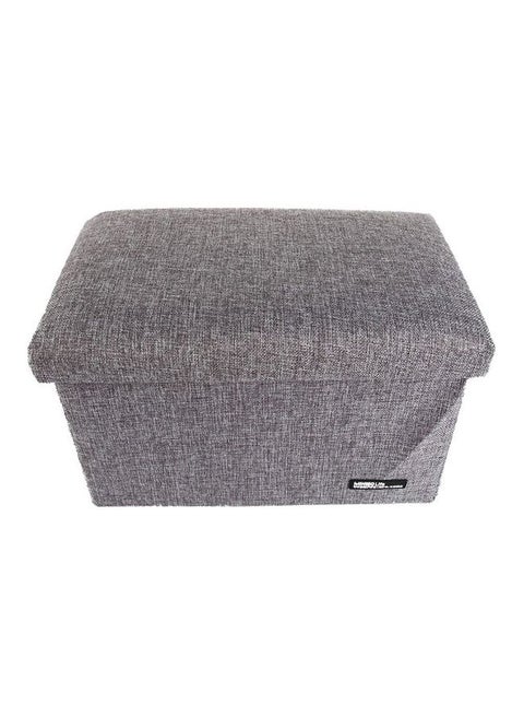 Foldable Storage Stool Grey