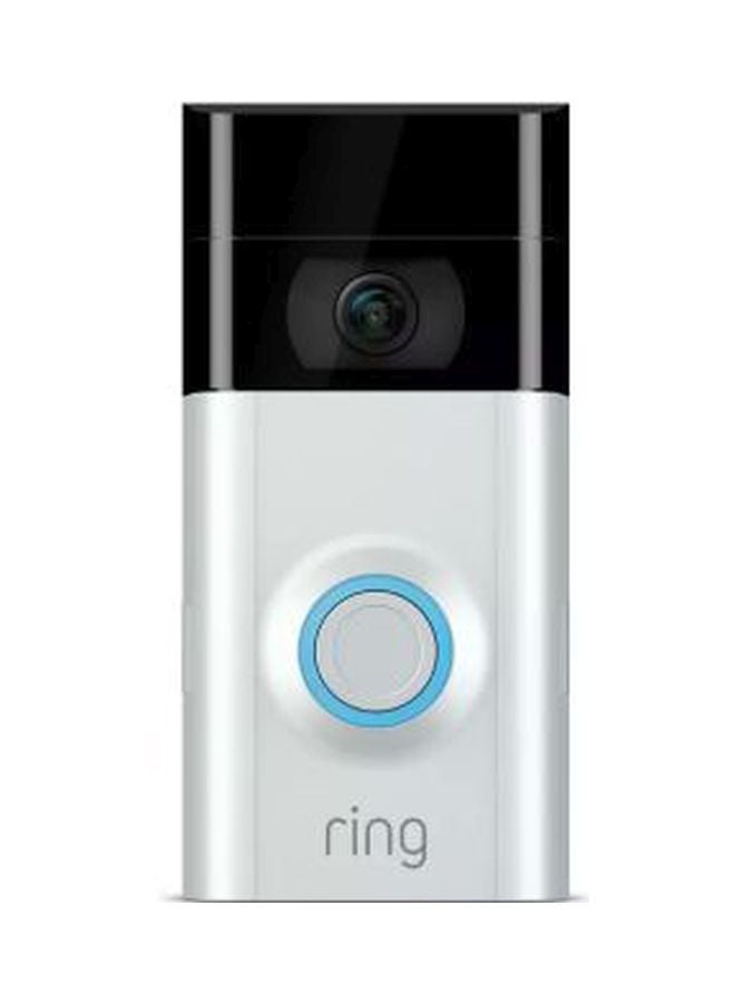 Ring Video Doorbell White/Black/Blue  - Image 1