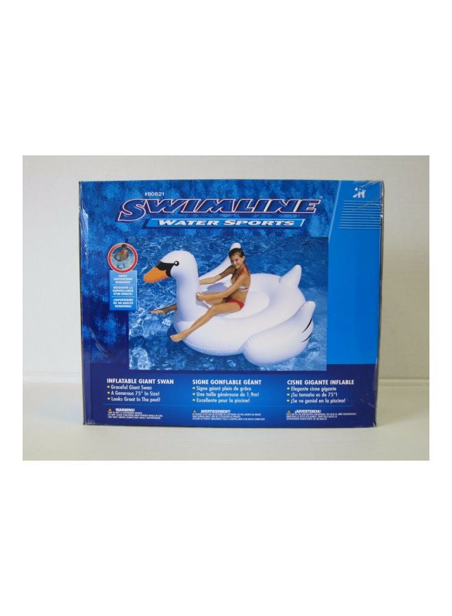 سويم لاين عوامة سباحة على شكل بجعة 75بوصة - Image 3