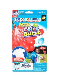 AS SEEN ON TV 121-Piece Color Burst Battle Balloons  - Image 1