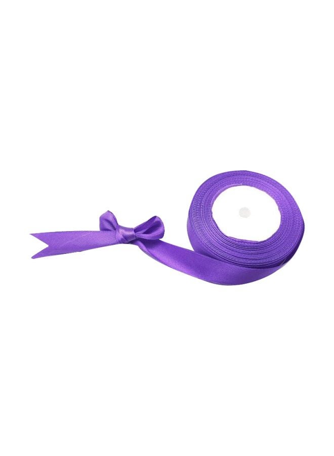 Craftbox - Satin Ribbon Dark Purple - Image 1