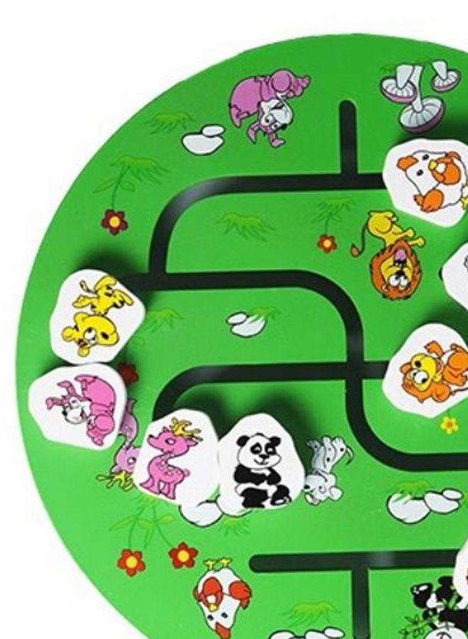 أحجية بمثبتات بتصميم حيوانات على خلفية بنمط سلحفاة - Image 2