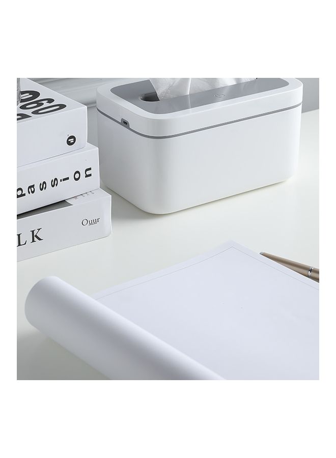 Rechargeable Tissue Paper Dispenser White/Grey 20x11x12.3cm - Image 3