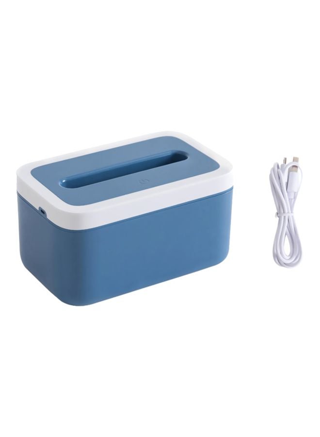 Rechargeable Tissue Paper Dispenser Blue/White 20x11x12.3cm  - Image 1