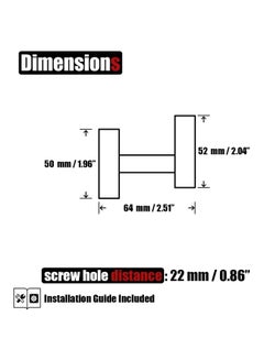 Generic 2-Piece 304 Stainless Steel Towel Hook Gold 5centimeter  - Image 2