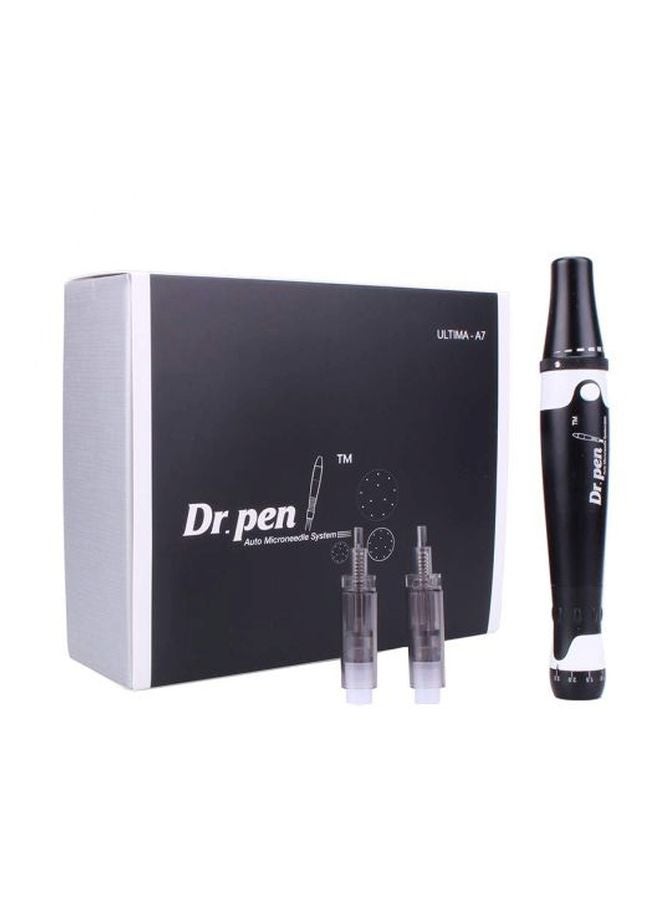 Ultima A7 Auto Microneedling Pen Skin Care Tool Black/White 650grams - Image 1