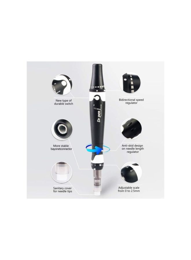 Ultima A7 Auto Microneedling Pen Skin Care Tool Black/White 650grams - Image 5