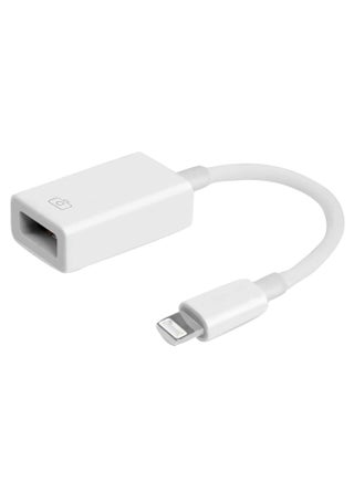 Lightning To USB OTG Adapter White - v1585218610/N36225882A_1