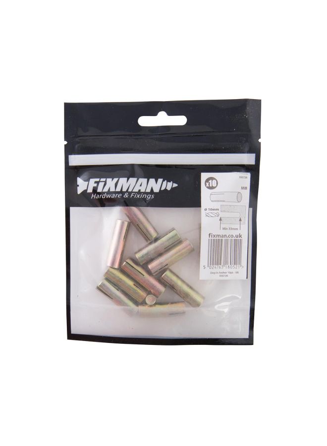 فيكس مان مجموعة أنابيب تثبيت متدلية مكونة من 10 قطع بني - Image 3