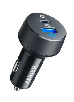 Anker 33W PowerDrive PD＋ 2 Car Adapter with 1 18W PD Port for iPad iPhone XS/Max/XR/X/8 Black  - Image 1