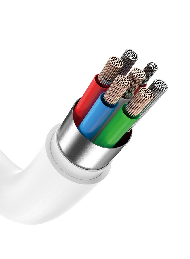 Anker - USB C to Lightning Powerline Select Cable For iPhone 11/11 Pro/X/XS/XR/XS Max/8/8 Plus Supports Power Delivery White - Image 1