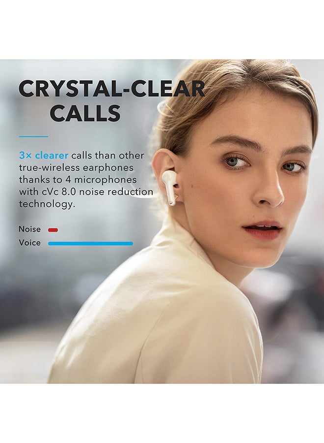 Soundcore - Liberty Air 2 Wireless Earbuds Diamond Coated Drivers Bluetooth Earphones White - Image 1