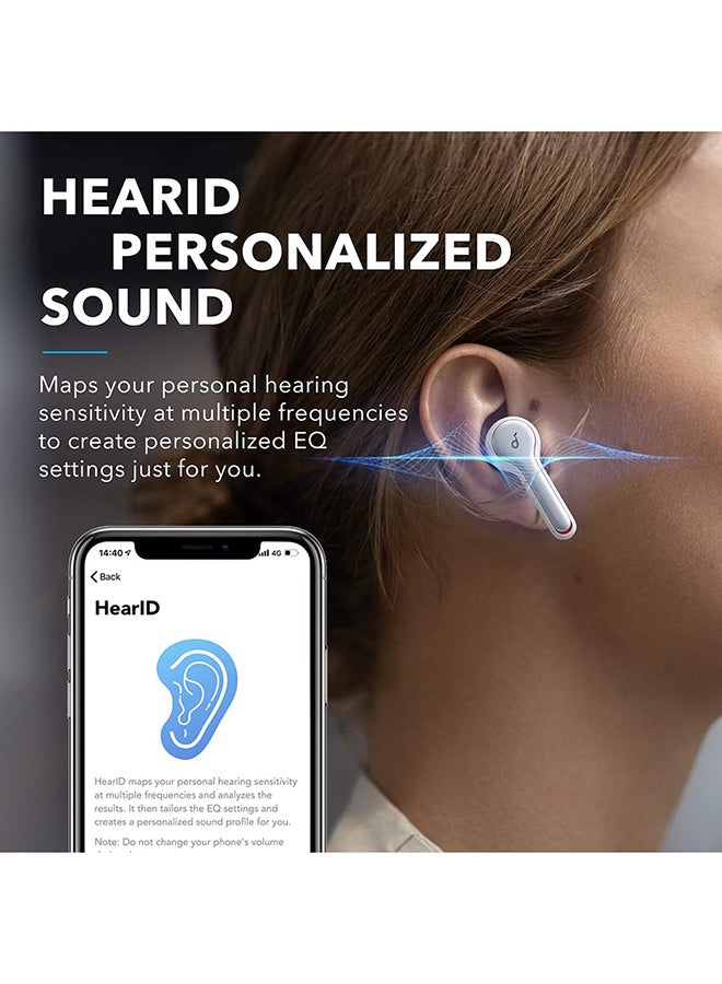 Soundcore - Liberty Air 2 Wireless Earbuds Diamond Coated Drivers Bluetooth Earphones White - Image 1