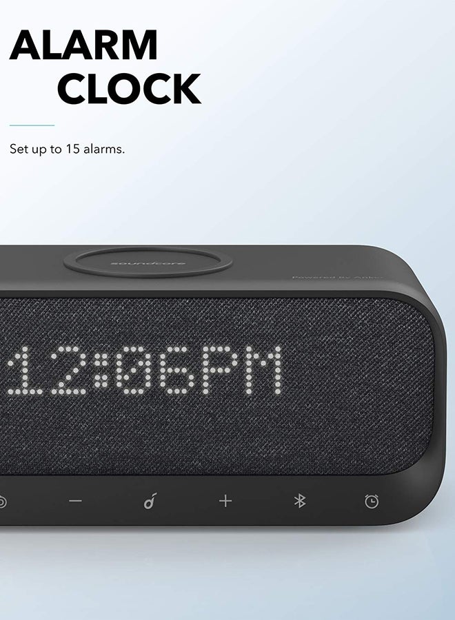 Soundcore - Wakey Bluetooth Speaker Powered With Alarm Clock For Samsung Black - Image 1