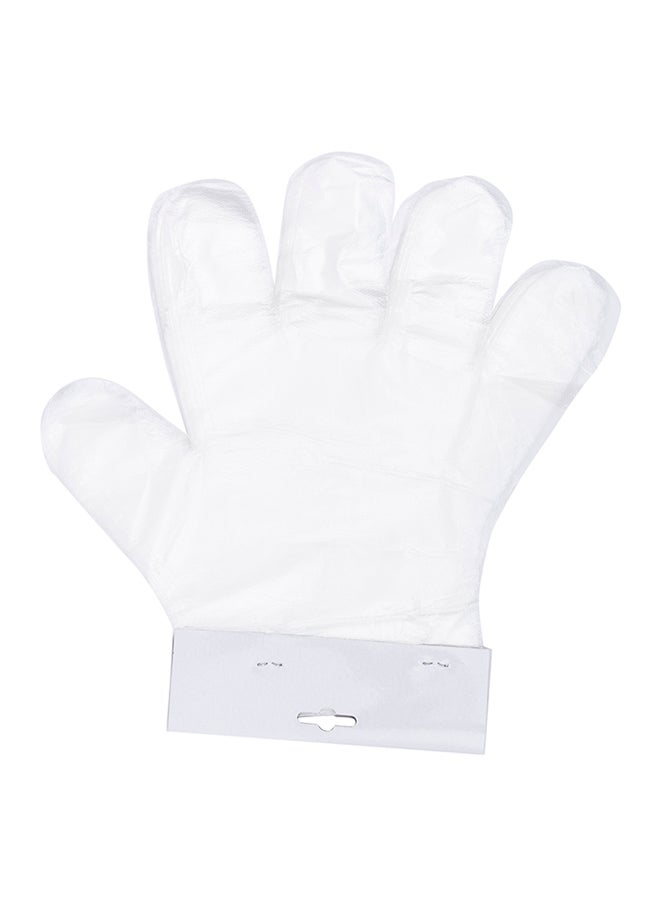 Generic 100-Piece Disposable Gloves Transparent Free Size  - Image 1