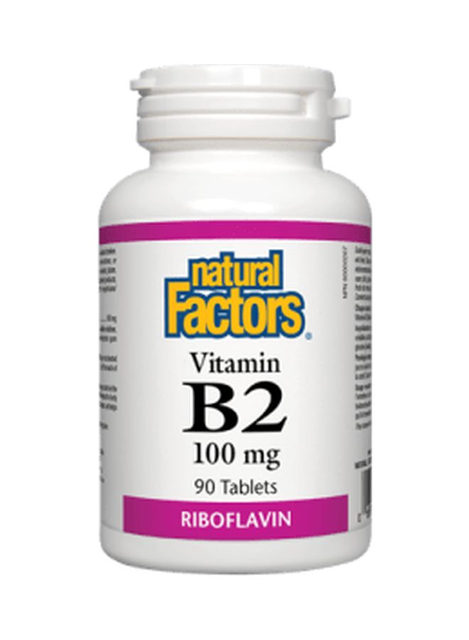 Vitamin B2 100 mg - 90 Tablets