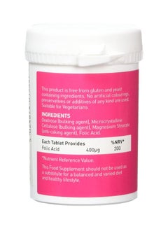 VALUPAK Folic Acid 400mcg Dietary Supplement - 90 Tablets  - Image 3