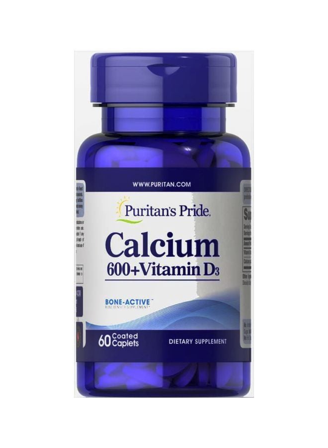 Puritan's Pride Calcium Carbonate Coated Caplets  - Image 1
