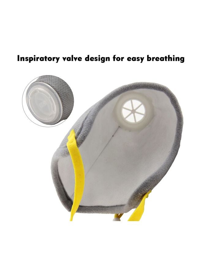 3 أقنعة واقية من القطن رمادي M - Image 5