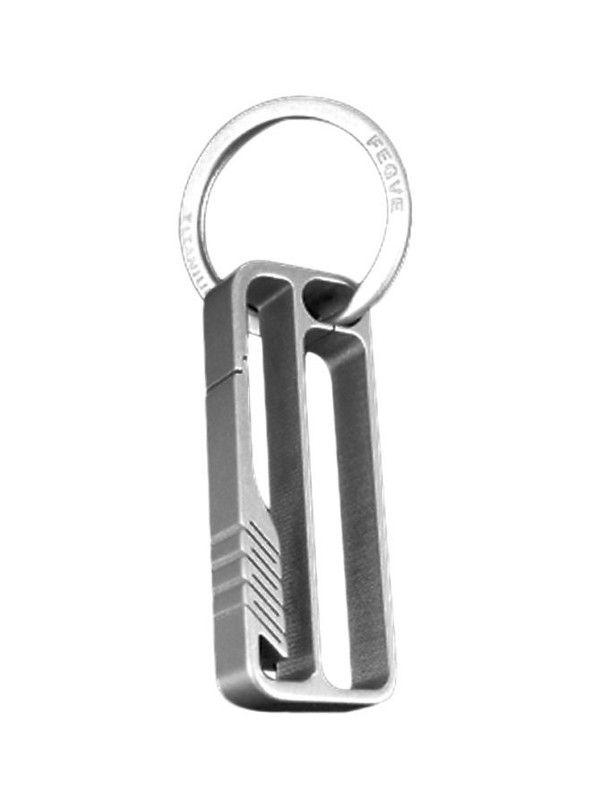Generic Titanium Waist Belt Key Ring Holder