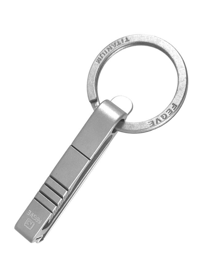 Generic Titanium Waist Belt Key Ring Holder - Image 1