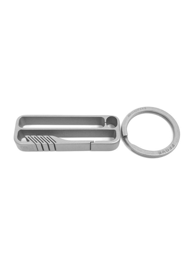 Generic Titanium Waist Belt Key Ring Holder - Image 2
