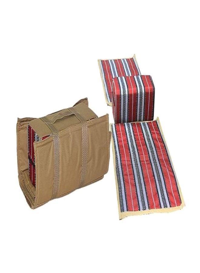 بساط للجلوس مطبوع مع مسند ذراع 55سم