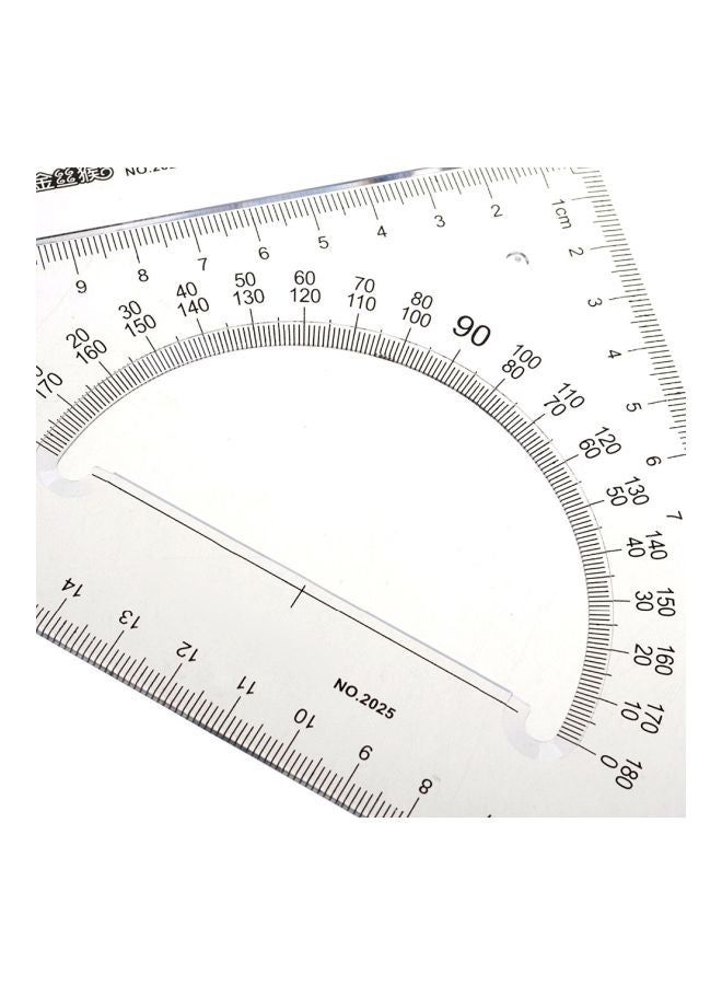 Pack Of 2 Triangle Scale Set Black/Clear