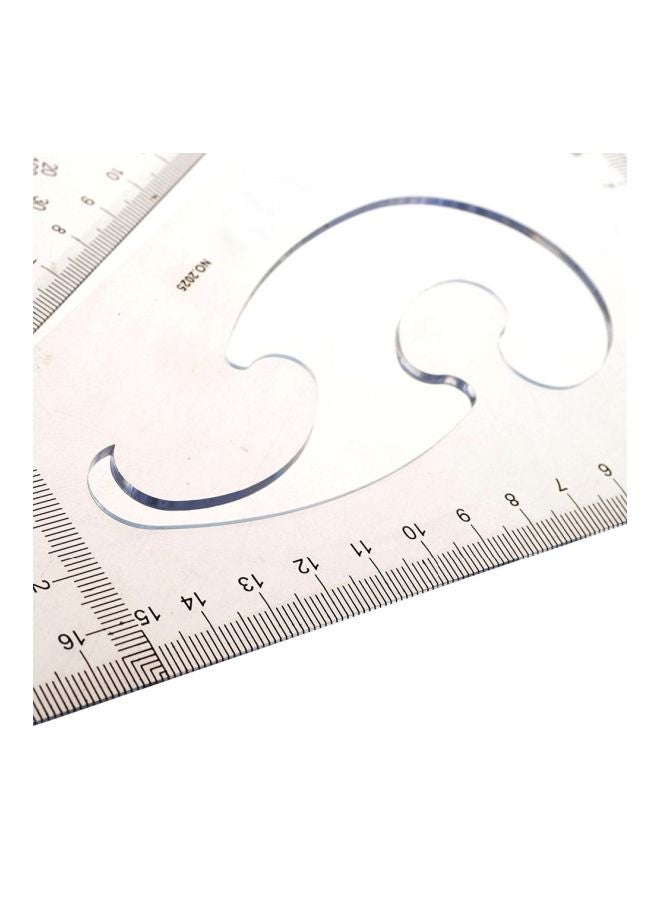 Pack Of 2 Triangle Scale Set Black/Clear