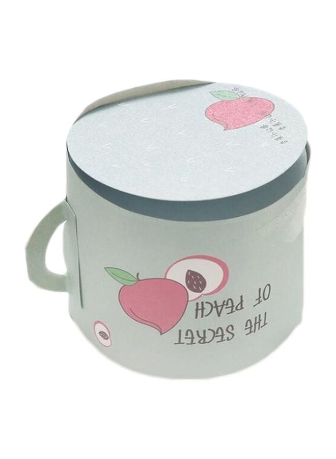 Generic 400 Sheet Peach Printed Cup Shaped Memo Planner Blue/White/Pink 