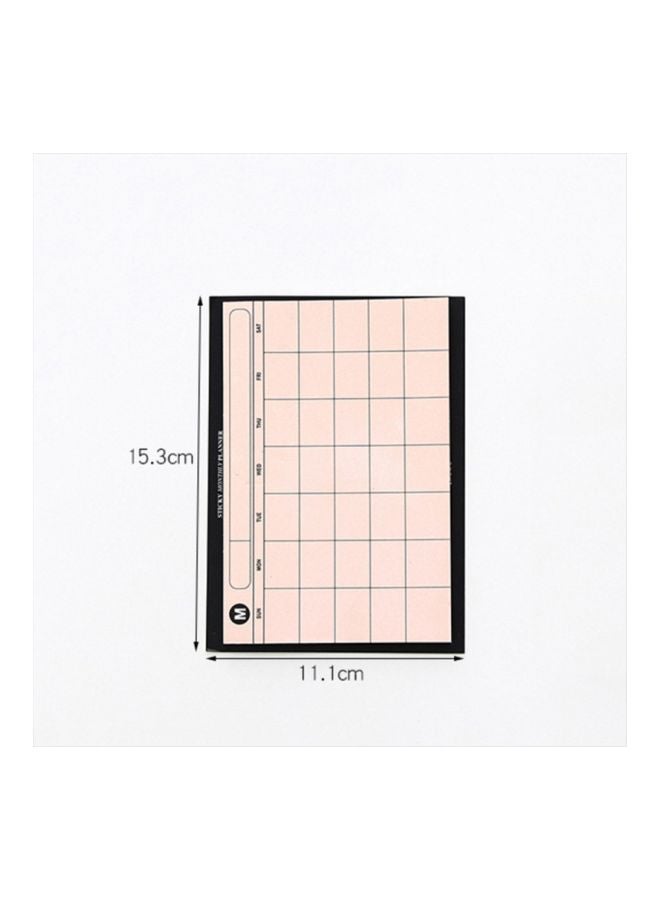 Generic 30-Sheets Weekly Planner White/Black - Image 3