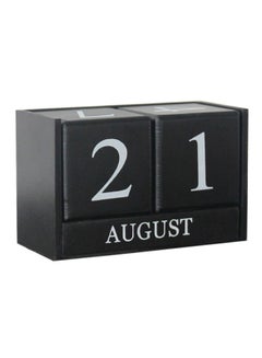 Generic Wooden Desktop Calendar Black 