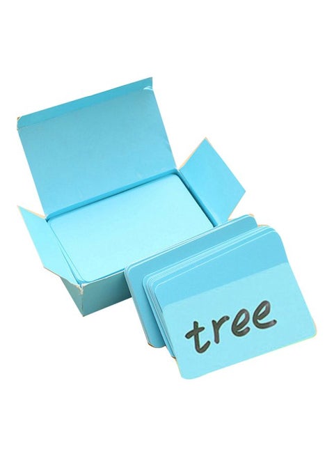 Pack Of 5 DIY Note Card Set Blue