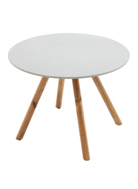 Stenstrup Patio Side Table Grey/Brown