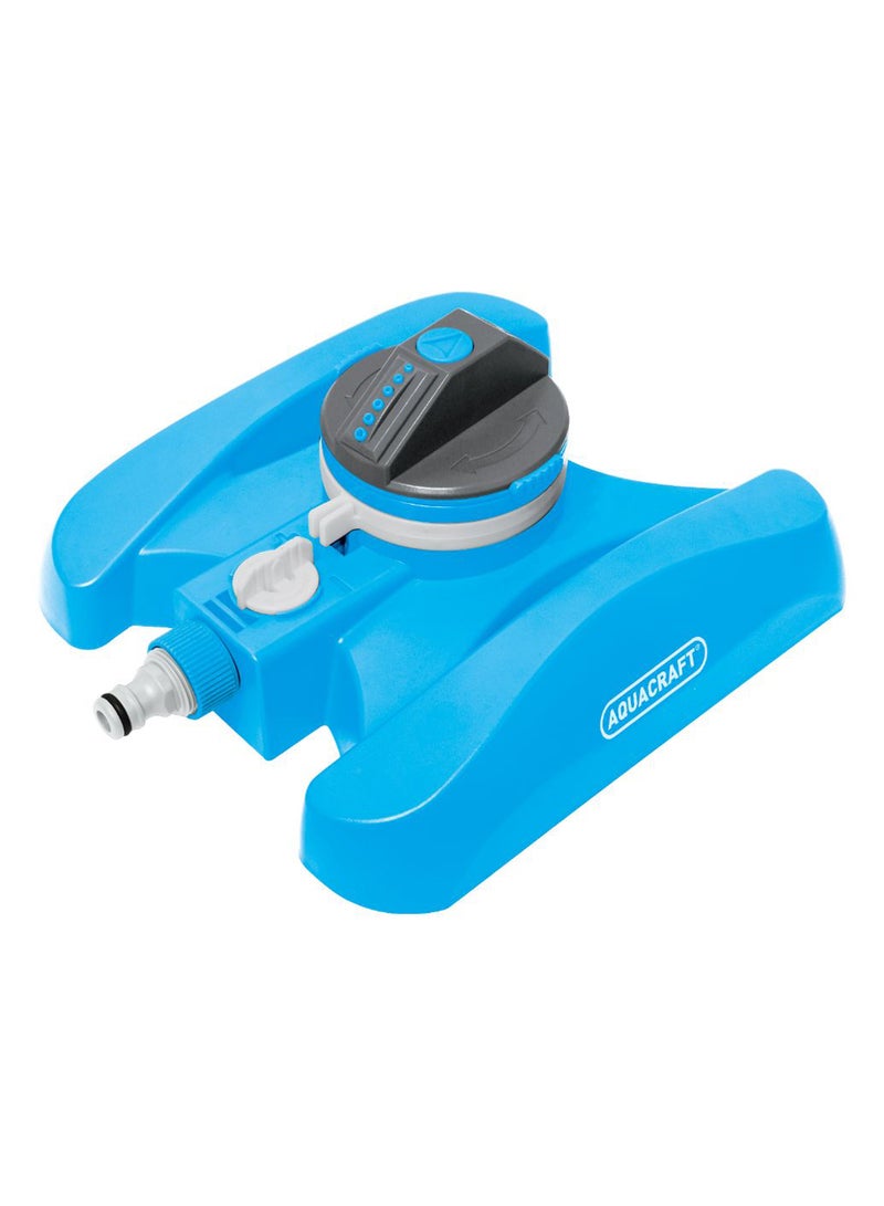 AQUACRAFT Premium 2-Pattern Round Sprinkler Blue/White/Black 