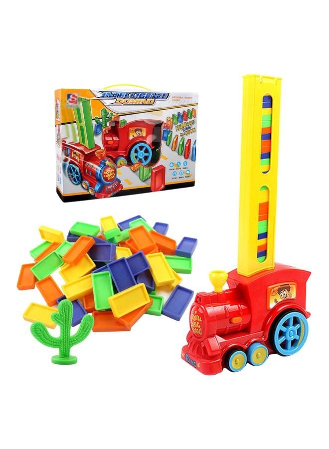 60-Piece Intelligence Domino Train Toy Set T3362R-L  - Image 1