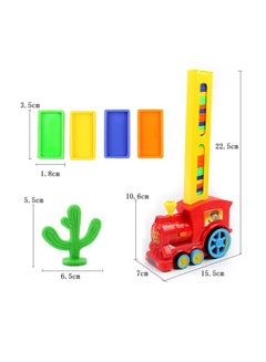 Generic 60-Piece Intelligence Domino Train Toy Set T3362R-L  - Image 3