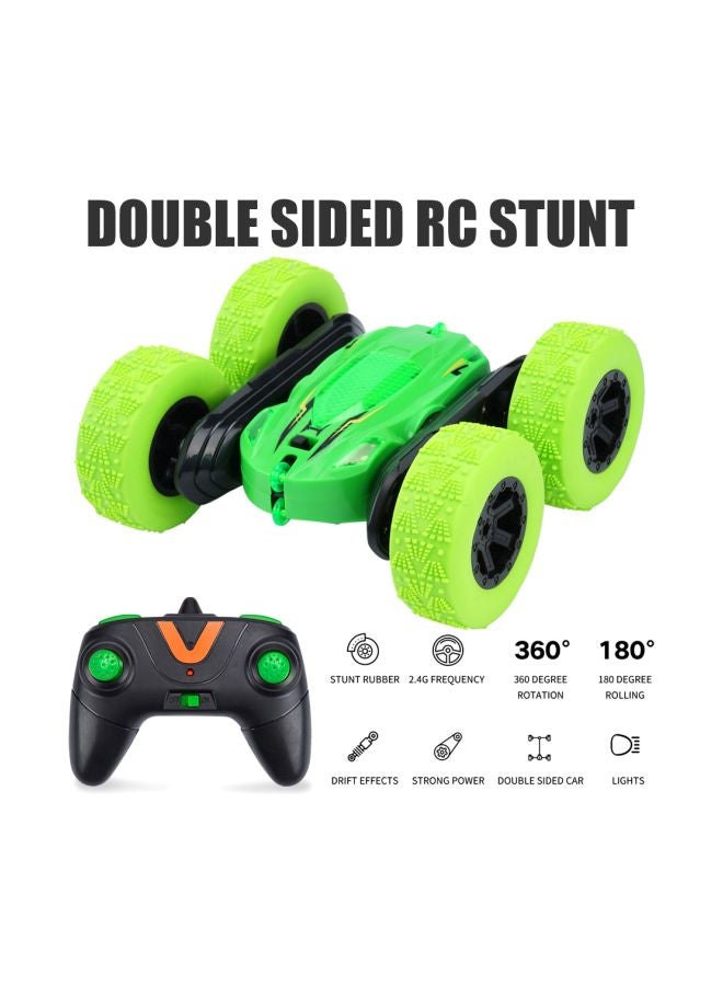 Double-Sided Drift Rotating RC Stunt Car With Battery - Image 3