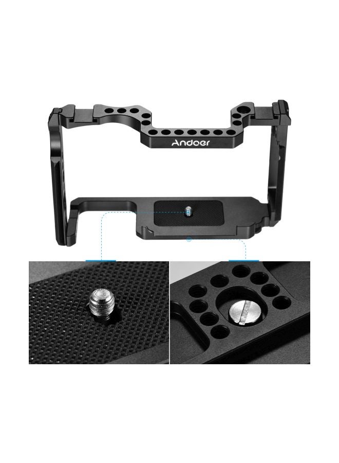 ANDOER Aluminum Alloy Camera Cage For Canon 5DS 5DR 5D Mark IV/III/II Black  - Image 3