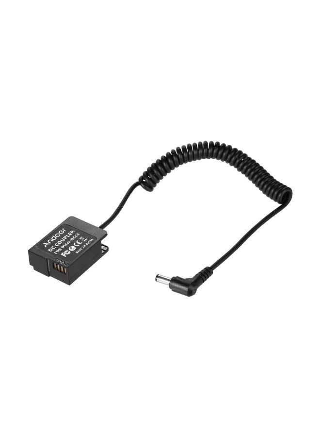 ANDOER DC Coupler Power Adapter For Camera Black - Image 1