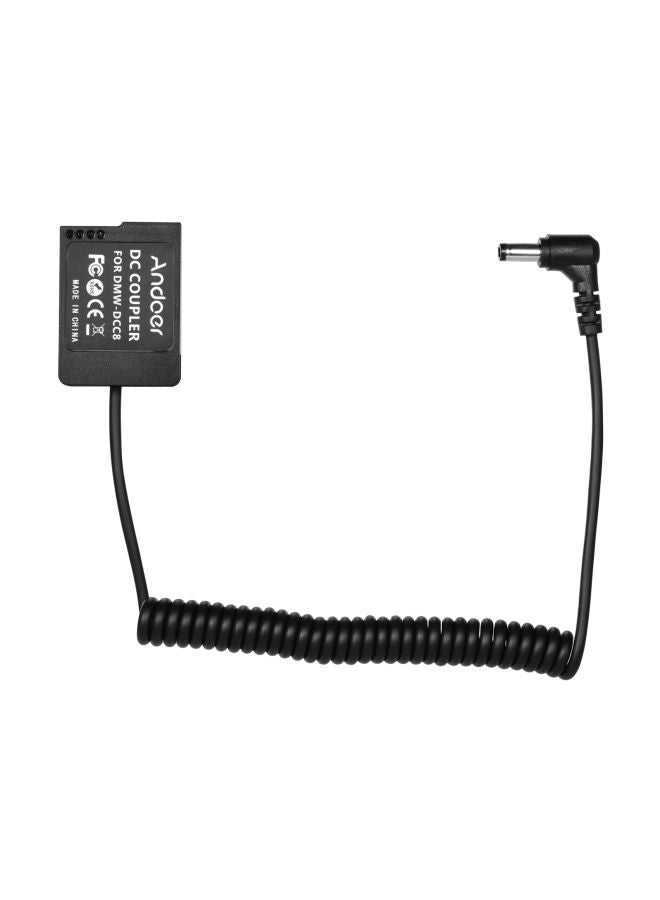 ANDOER DC Coupler Power Adapter For Camera Black - Image 2