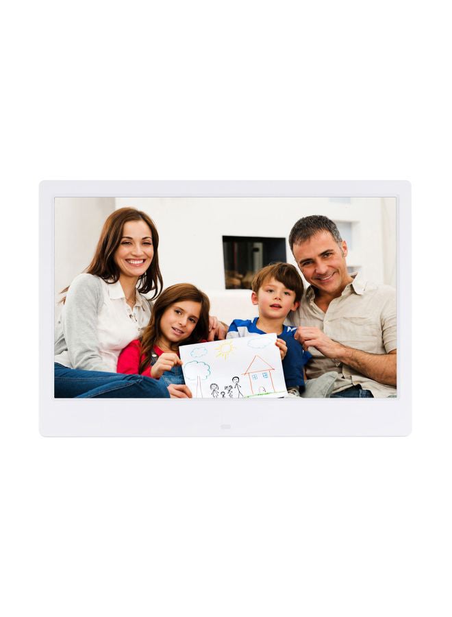 Digital Photo Frame With Remote Control White  - Image 1