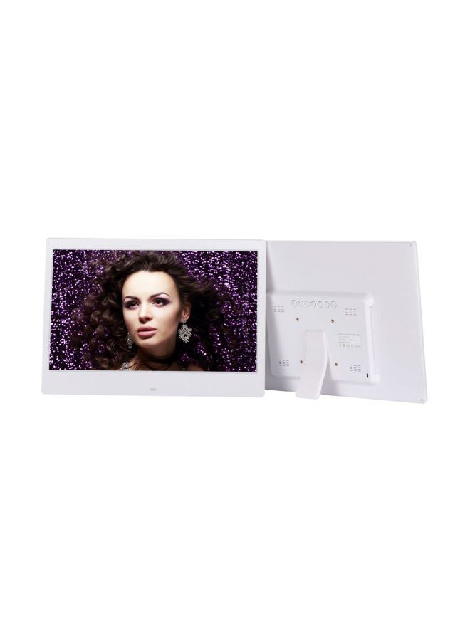 Digital Photo Frame With Remote Control White  - Image 2