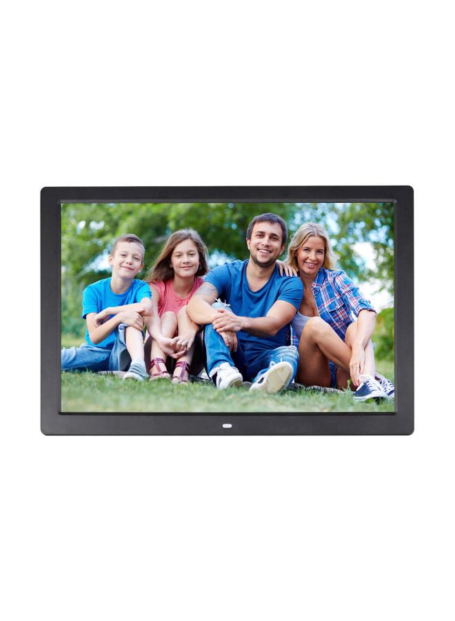 LED Digital Photo Frame With Remote Control Black 