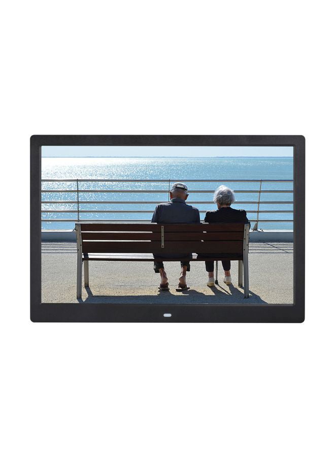 LED Digital Photo Frame With Remote Control Black  - Image 1