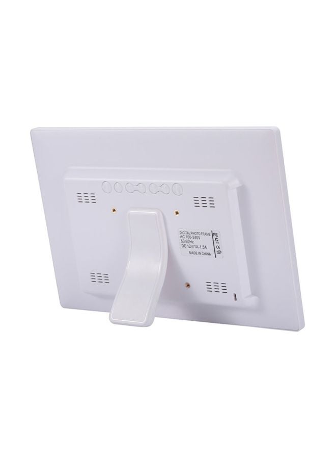 LED Digital Photo Frame With Remote Control White  - Image 2