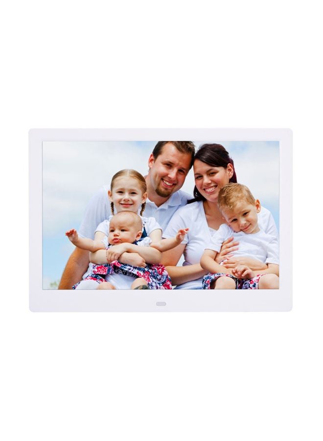 LED Digital Photo Frame With Remote Control White  - Image 1