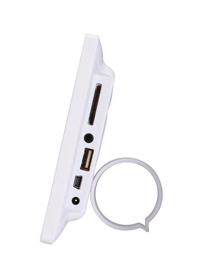 LED Digital Photo Frame With Remote Control White  - Image 3