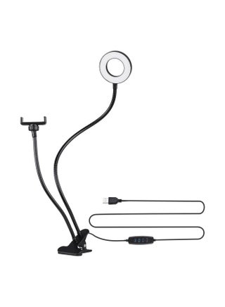 2-In-1 LED Ring Light With Cell Phone Holder Black - v1585229766/N36205721A_1