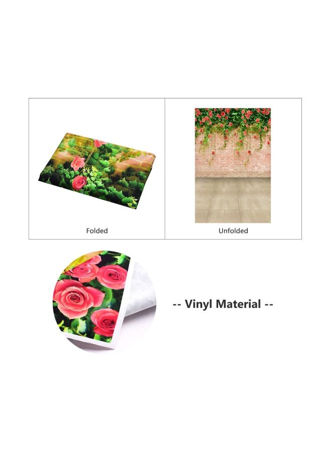 خلفية للتصوير الفوتوغرافي أخضر/ أحمر/ بيج - Image 3